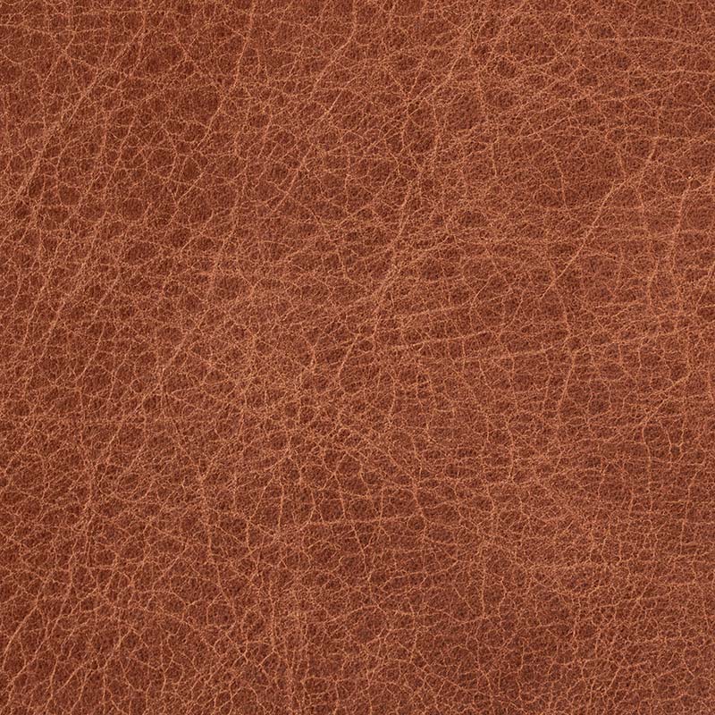 Spiced Rum – brown rustic leather swatch with a natural texture