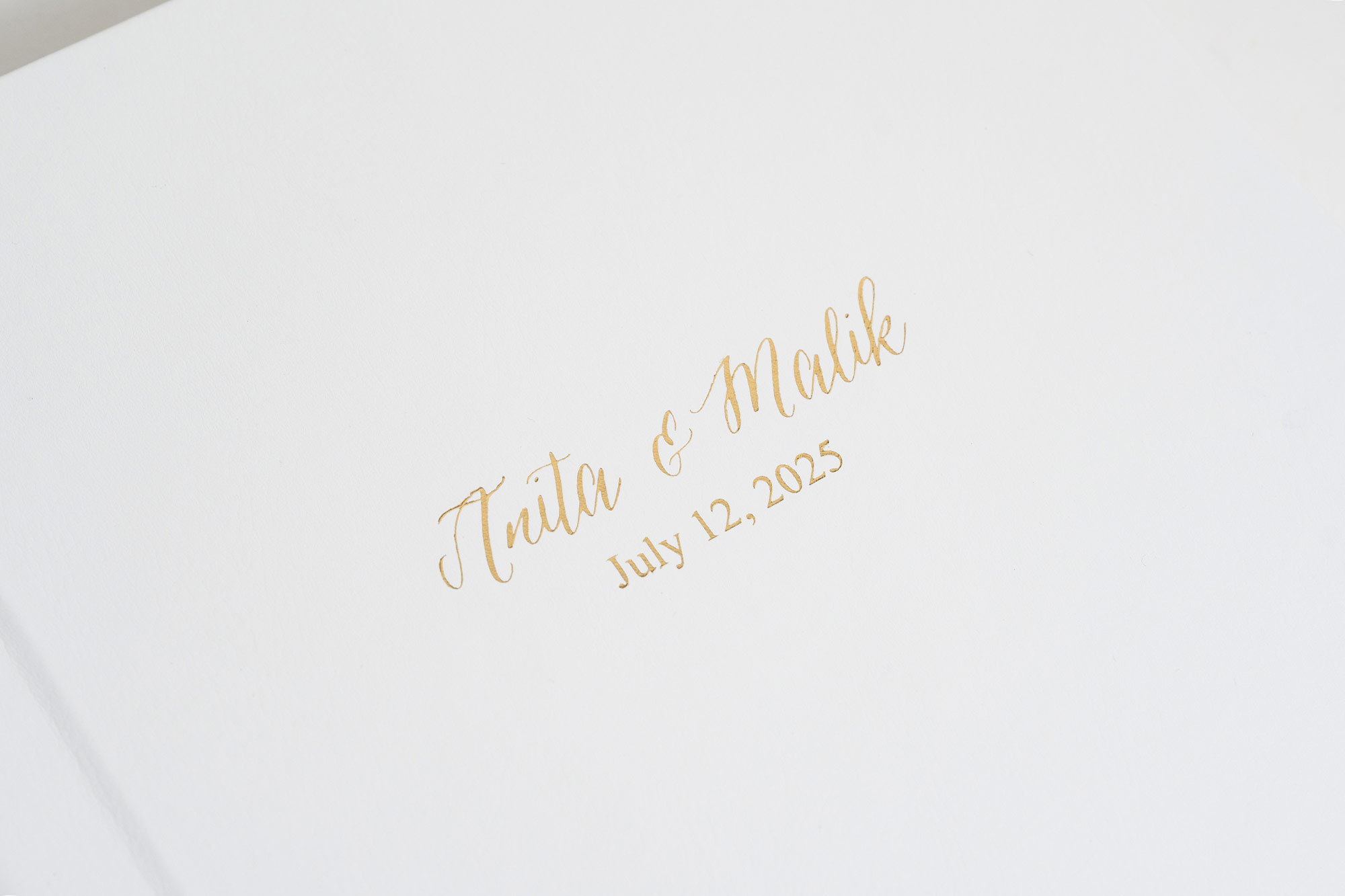 Eco Leather, Foil Deboss (House Font Calligraphy)