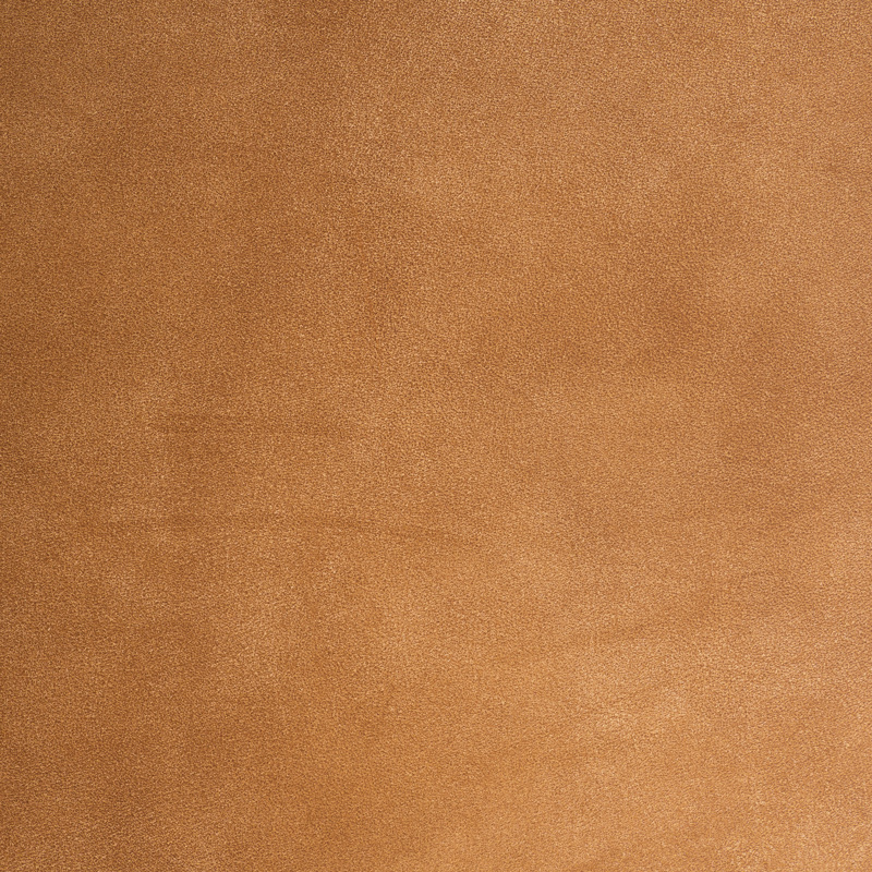 Brandy – light brown full-grain leather swatch with a natural texture