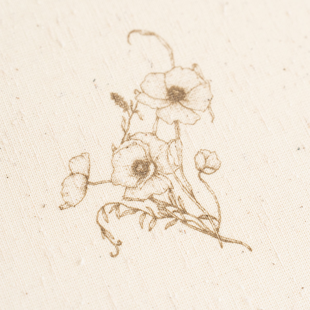 Baltic Linen, Laser Engraving (Custom Design)